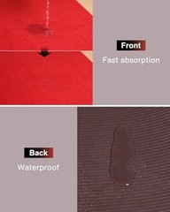 450GSM Extra Thick Red Carpet Runner for Party & Events, 4ft x 30ft Heavy Duty