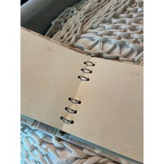 Cream Guest Book Wedding Rental Property Funeral Celebration New 8×9