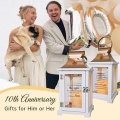 10th Wedding Anniversary Lantern, Best 10th Anniversary Wedding Gifts for