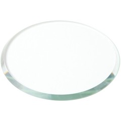 Plymor 2.5″ Round, 3mm Thick Beveled Clear Glass Circle