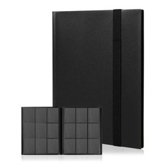 Card Binder, 9 Pocket Trading Card Album Folder, 360 Side Loading Pocket Bind…