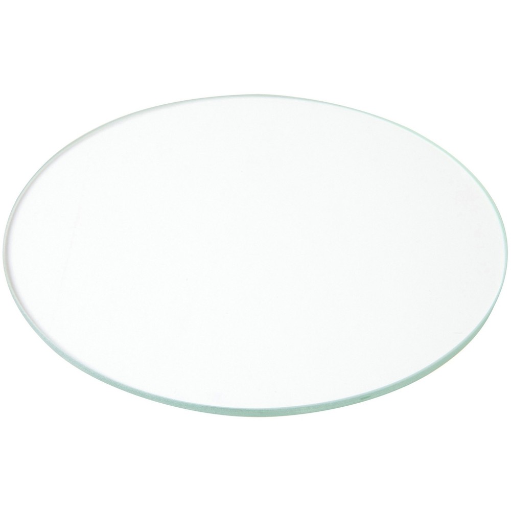 Plymor 5″ Round, 3mm Thick Non-Beveled Clear Glass Circle