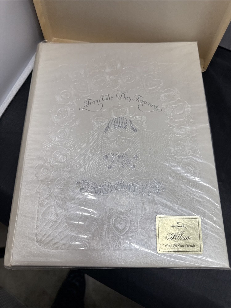 VTG Hallmark «From This Day Forward» Embossed Deluxe Album Photo Book Memories