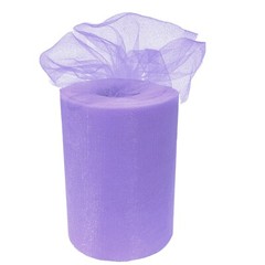 Lavender Tulle Wedding Decor – 6″ x 100 Yards, Easter, Fabric Netting Ribbon