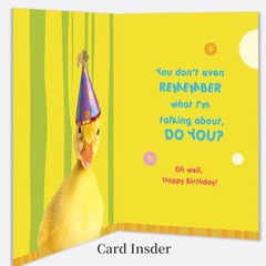 Beixian Funny Birthday Card, Humorous Birthday Cards Gifts for Women Men，