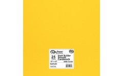 PA Paper Accents Stash Builder Cardstock Pack 12″ x 65 pound, Daffodil