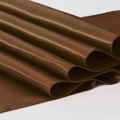 Satin Brown Table Runners 10 Pack 12 x 108 Inches 12×108 inches,