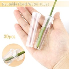 Vials for Flower Arrangements 2.8 Inch Floral Water Tubes Clear, 30 Pack