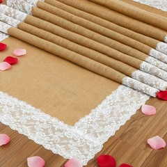 20 Ft x 36 in Aisle Runner for Wedding Ceremony,Natural Burlap Wedding Aisle …