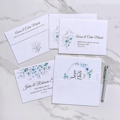 Winlyn 1000 Pcs White A2 Invitation Envelopes, Peel 1000 White,