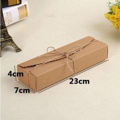 100x kraft paper boxes engagement bakery birthday party cake candy favour boxes