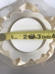 Western Wedding Cake Top, Ivory with Gold Cowboy Boot Charm, Pearl Heart, Cowboy