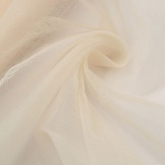 Ivory TULLE NET FABRIC 54″ wide x 40 yards Bolt Crafts Sewing Put-up Wedding