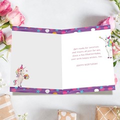 FANCYLUCKY Happy 5th Birthday Card Gift for Girls, Cute 5 Year Old Birthday D…