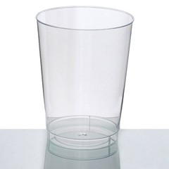 25 pk 10 oz Plastic CLEAR CUPS Disposable Tableware Party Wedding SALE