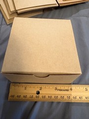 kraft favor boxes 4x4x2