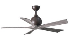 Matthews Fan IR5-TB-BW-52 Irene-5 five-blade paddle fan in Textured Bronze finis