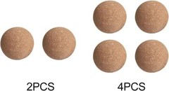 4 Pieces Wine Cork Ball Wooden Stopper for Decanter 4 pieces,