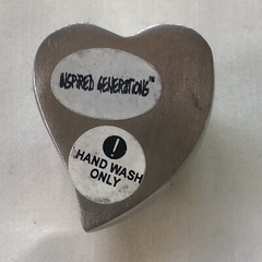 Inspired Generations Heart Holder Picture Place Holder Polished Aluminum