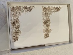25 Formal Wedding Invitation Kit DIY Ivory Vellum Lace PRINTABLE Reply Envelopes