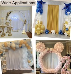 10 panels of 1.5 m x 3 m 15.2 m x 3m background curtains without white wrinkles