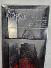 Studio His & Hers Serving Set Dishwasher Safe 2 Count Knife & Server